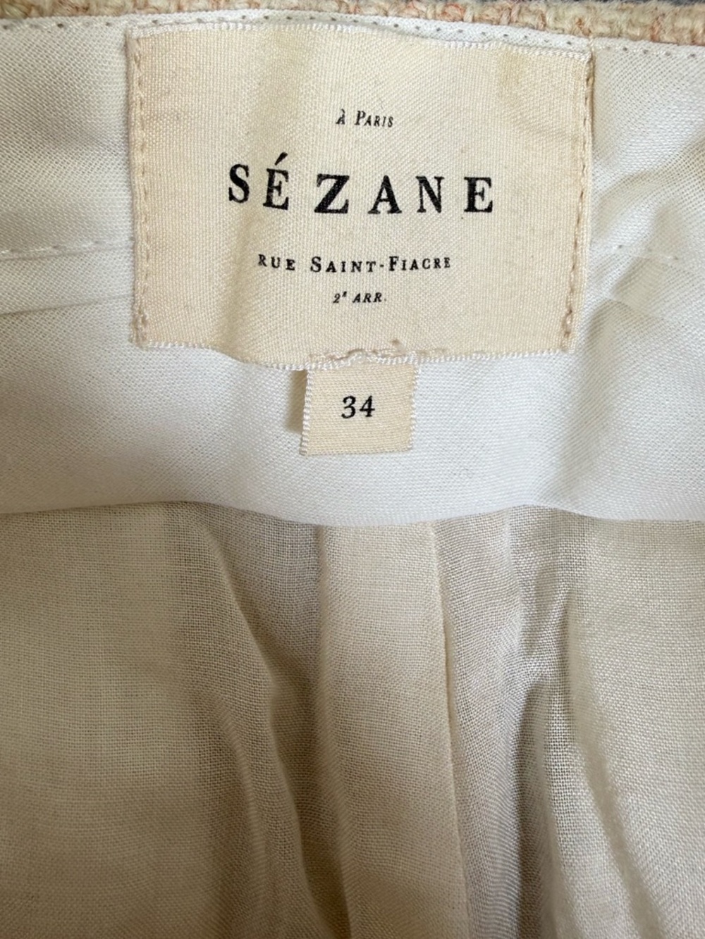 Sezane Martin Virgin Wool Trousers - Picture 9 of 11